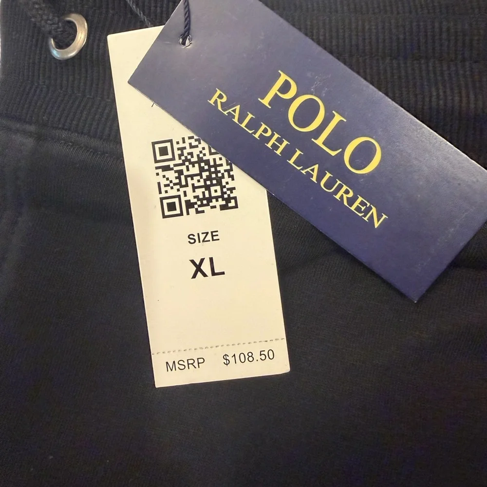 Polo by Ralph Lauren Black Sweatshirt and SweatPant Set - Picture 3 of 8
